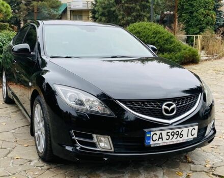 Черный Мазда 6, объемом двигателя 2 л и пробегом 266 тыс. км за 6600 $, фото 6 на Automoto.ua