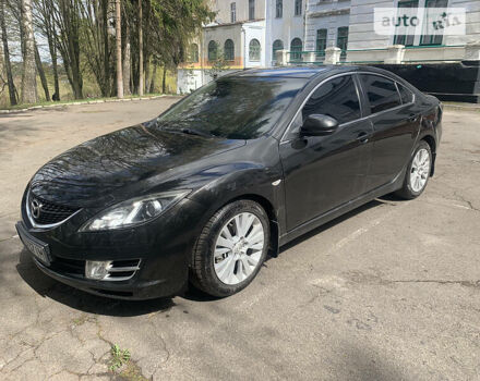 Черный Мазда 6, объемом двигателя 2 л и пробегом 182 тыс. км за 7300 $, фото 4 на Automoto.ua