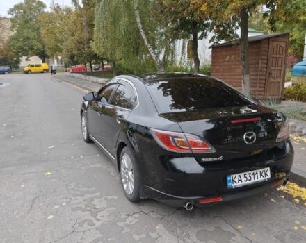 Черный Мазда 6, объемом двигателя 2 л и пробегом 314 тыс. км за 6950 $, фото 4 на Automoto.ua