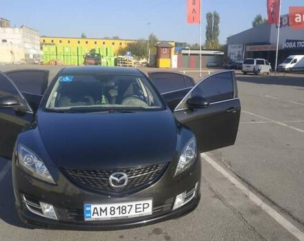 Черный Мазда 6, объемом двигателя 2 л и пробегом 180 тыс. км за 8000 $, фото 5 на Automoto.ua