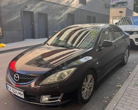 Черный Мазда 6, объемом двигателя 2 л и пробегом 201 тыс. км за 7200 $, фото 5 на Automoto.ua