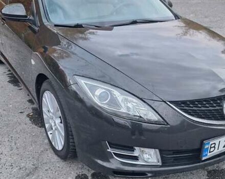 Черный Мазда 6, объемом двигателя 2 л и пробегом 160 тыс. км за 6800 $, фото 2 на Automoto.ua