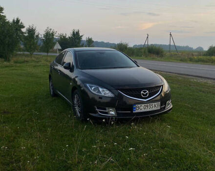 Черный Мазда 6, объемом двигателя 2 л и пробегом 281 тыс. км за 6600 $, фото 4 на Automoto.ua