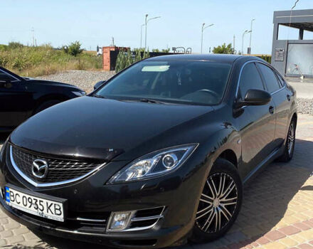 Черный Мазда 6, объемом двигателя 2 л и пробегом 281 тыс. км за 6600 $, фото 2 на Automoto.ua