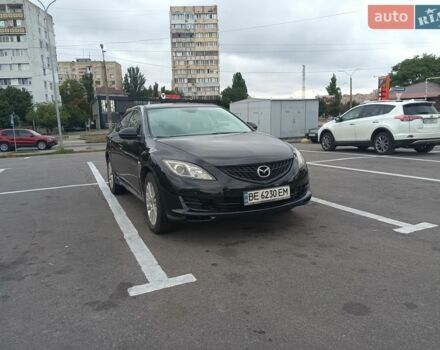 Черный Мазда 6, объемом двигателя 2 л и пробегом 250 тыс. км за 4800 $, фото 1 на Automoto.ua