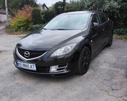 Черный Мазда 6, объемом двигателя 2 л и пробегом 230 тыс. км за 7335 $, фото 1 на Automoto.ua