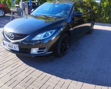 Черный Мазда 6, объемом двигателя 2 л и пробегом 230 тыс. км за 7335 $, фото 4 на Automoto.ua