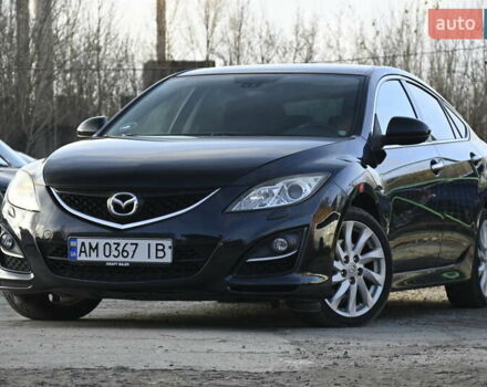 Черный Мазда 6, объемом двигателя 2.2 л и пробегом 321 тыс. км за 7500 $, фото 5 на Automoto.ua