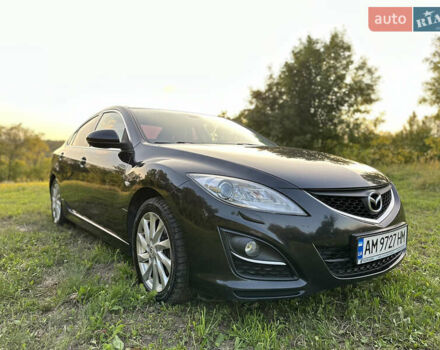 Черный Мазда 6, объемом двигателя 2 л и пробегом 247 тыс. км за 6950 $, фото 6 на Automoto.ua