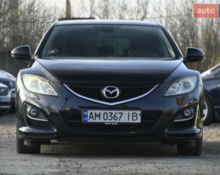 Черный Мазда 6, объемом двигателя 2.2 л и пробегом 321 тыс. км за 7500 $, фото 3 на Automoto.ua