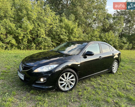 Черный Мазда 6, объемом двигателя 2 л и пробегом 247 тыс. км за 6950 $, фото 2 на Automoto.ua
