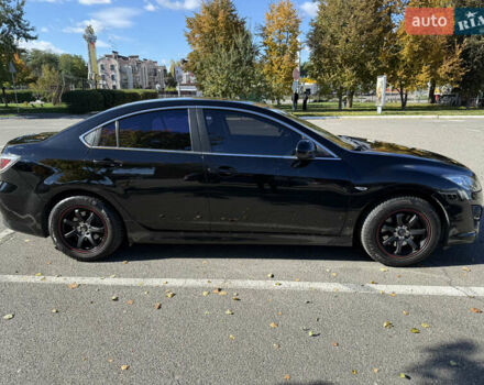 Черный Мазда 6, объемом двигателя 1.8 л и пробегом 195 тыс. км за 8000 $, фото 2 на Automoto.ua