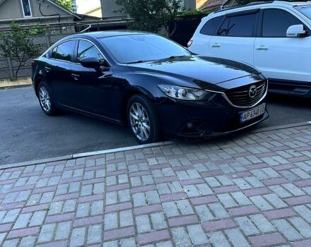 Черный Мазда 6, объемом двигателя 2 л и пробегом 211 тыс. км за 11000 $, фото 1 на Automoto.ua