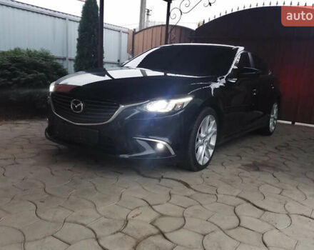 Черный Мазда 6, объемом двигателя 2.49 л и пробегом 152 тыс. км за 10500 $, фото 1 на Automoto.ua