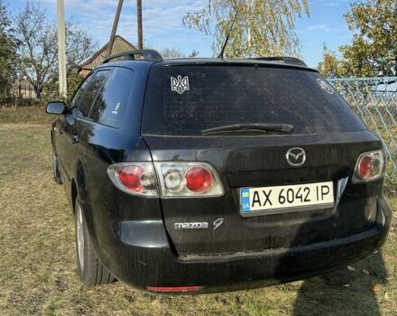 Черный Мазда 6, объемом двигателя 2 л и пробегом 342 тыс. км за 3100 $, фото 2 на Automoto.ua