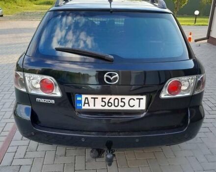 Черный Мазда 6, объемом двигателя 2 л и пробегом 270 тыс. км за 4200 $, фото 1 на Automoto.ua