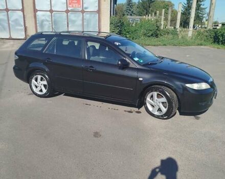 Черный Мазда 6, объемом двигателя 2 л и пробегом 300 тыс. км за 4300 $, фото 2 на Automoto.ua