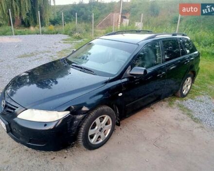 Черный Мазда 6, объемом двигателя 2 л и пробегом 445 тыс. км за 1750 $, фото 3 на Automoto.ua