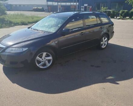 Черный Мазда 6, объемом двигателя 2 л и пробегом 300 тыс. км за 4300 $, фото 1 на Automoto.ua