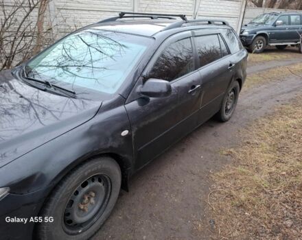 Черный Мазда 6, объемом двигателя 2 л и пробегом 362 тыс. км за 2601 $, фото 3 на Automoto.ua