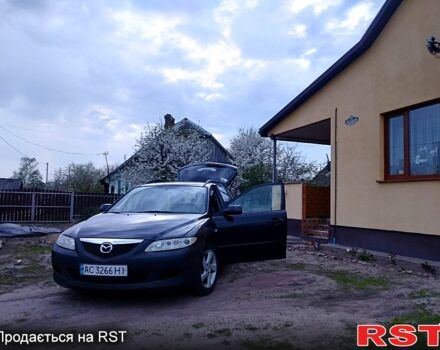 Черный Мазда 6, объемом двигателя 2 л и пробегом 380 тыс. км за 3700 $, фото 2 на Automoto.ua