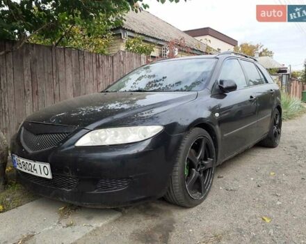 Черный Мазда 6, объемом двигателя 1.8 л и пробегом 206 тыс. км за 2999 $, фото 2 на Automoto.ua