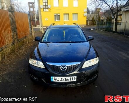 Черный Мазда 6, объемом двигателя 2 л и пробегом 380 тыс. км за 3700 $, фото 6 на Automoto.ua