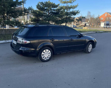 Черный Мазда 6, объемом двигателя 2 л и пробегом 280 тыс. км за 4500 $, фото 4 на Automoto.ua