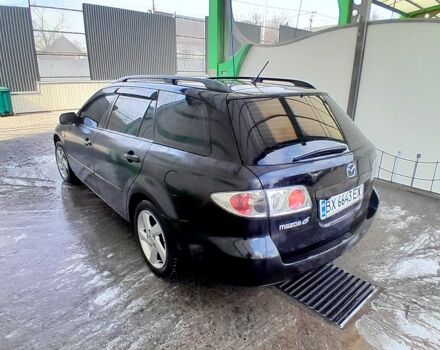 Черный Мазда 6, объемом двигателя 2 л и пробегом 293 тыс. км за 3800 $, фото 3 на Automoto.ua