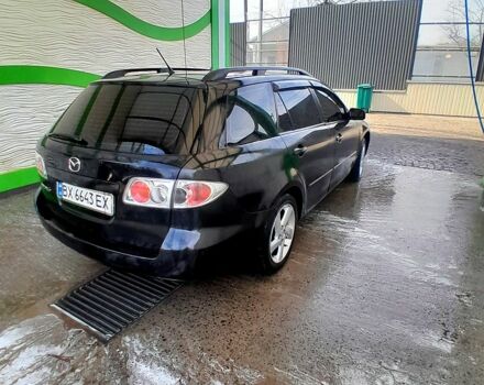 Черный Мазда 6, объемом двигателя 2 л и пробегом 293 тыс. км за 3800 $, фото 4 на Automoto.ua