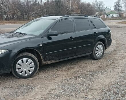 Чорний Мазда 6, об'ємом двигуна 2 л та пробігом 320 тис. км за 3600 $, фото 1 на Automoto.ua