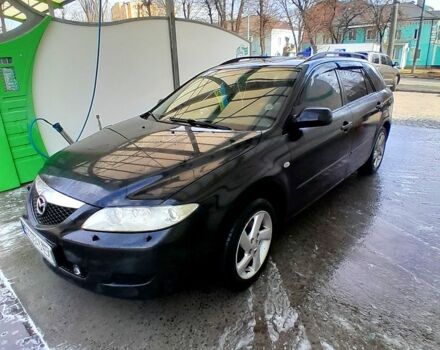 Черный Мазда 6, объемом двигателя 2 л и пробегом 293 тыс. км за 3800 $, фото 1 на Automoto.ua