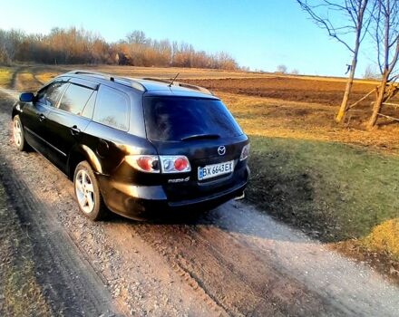 Черный Мазда 6, объемом двигателя 2 л и пробегом 293 тыс. км за 3800 $, фото 6 на Automoto.ua