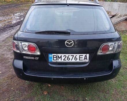Чорний Мазда 6, об'ємом двигуна 2 л та пробігом 234 тис. км за 3300 $, фото 1 на Automoto.ua