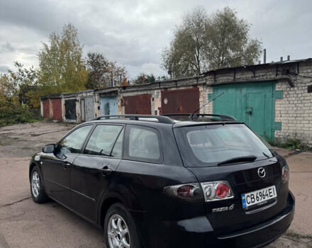 Черный Мазда 6, объемом двигателя 2 л и пробегом 309 тыс. км за 3700 $, фото 4 на Automoto.ua