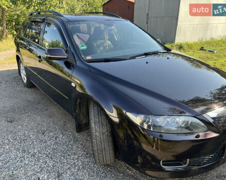 Черный Мазда 6, объемом двигателя 2 л и пробегом 220 тыс. км за 4900 $, фото 3 на Automoto.ua