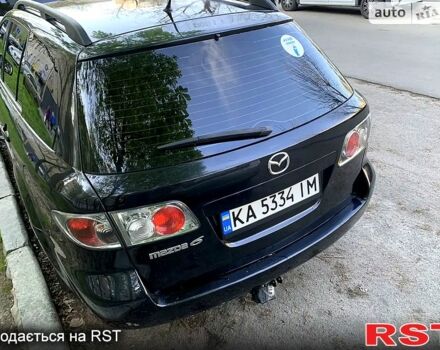 Черный Мазда 6, объемом двигателя 1.8 л и пробегом 224 тыс. км за 4300 $, фото 1 на Automoto.ua
