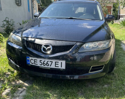 Чорний Мазда 6, об'ємом двигуна 2 л та пробігом 376 тис. км за 4300 $, фото 1 на Automoto.ua