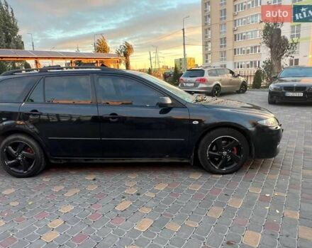 Черный Мазда 6, объемом двигателя 2 л и пробегом 344 тыс. км за 2900 $, фото 1 на Automoto.ua
