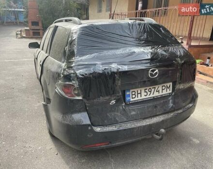 Черный Мазда 6, объемом двигателя 2 л и пробегом 305 тыс. км за 3500 $, фото 4 на Automoto.ua