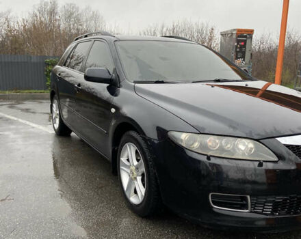 Черный Мазда 6, объемом двигателя 2 л и пробегом 140 тыс. км за 5700 $, фото 2 на Automoto.ua