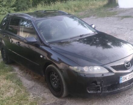 Чорний Мазда 6, об'ємом двигуна 2 л та пробігом 400 тис. км за 2800 $, фото 1 на Automoto.ua