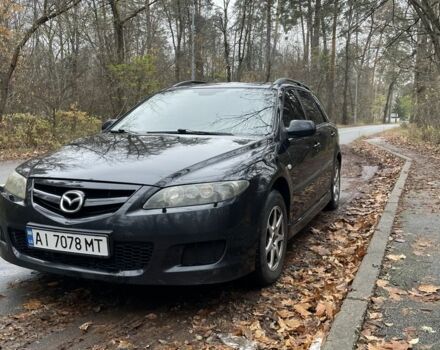 Черный Мазда 6, объемом двигателя 2.3 л и пробегом 293 тыс. км за 5300 $, фото 1 на Automoto.ua
