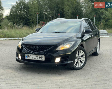 Черный Мазда 6, объемом двигателя 2 л и пробегом 343 тыс. км за 5600 $, фото 3 на Automoto.ua