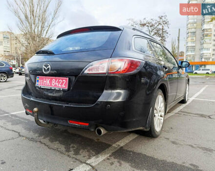 Черный Мазда 6, объемом двигателя 2 л и пробегом 205 тыс. км за 7600 $, фото 4 на Automoto.ua