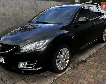 Черный Мазда 6, объемом двигателя 2 л и пробегом 230 тыс. км за 2840 $, фото 4 на Automoto.ua