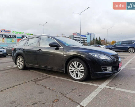 Черный Мазда 6, объемом двигателя 2 л и пробегом 205 тыс. км за 7600 $, фото 2 на Automoto.ua
