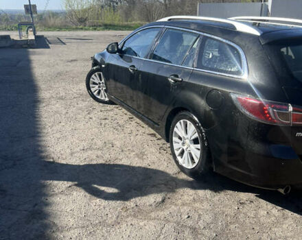 Черный Мазда 6, объемом двигателя 2 л и пробегом 252 тыс. км за 6800 $, фото 3 на Automoto.ua