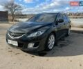Черный Мазда 6, объемом двигателя 2 л и пробегом 277 тыс. км за 7500 $, фото 1 на Automoto.ua