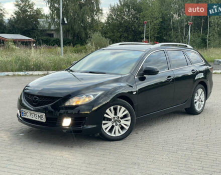 Черный Мазда 6, объемом двигателя 2 л и пробегом 343 тыс. км за 5600 $, фото 2 на Automoto.ua